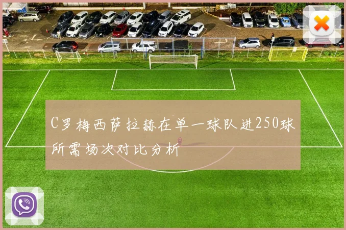 C罗梅西萨拉赫在单一球队进250球所需场次对比分析